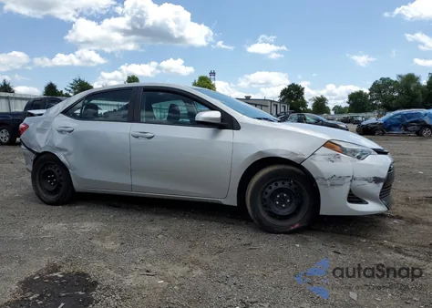 2019 Toyota Corolla L z USA, uszkodzony, nr VIN 5YFBURHE2KP877518